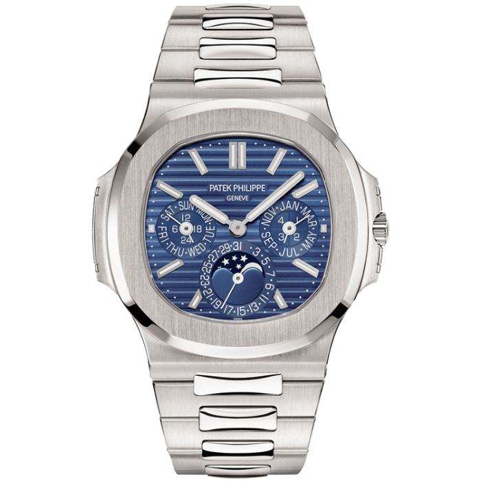 Patek Philippe Nautilus Blue White Gold 40mm - Image 1