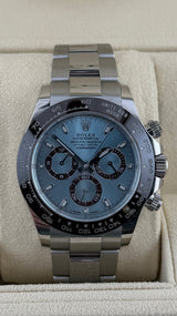2022 Rolex Daytona Platinum Ice Blue Dial 116506 ( Watch,Box,Cards,Booklets,2X Tags) - Thumb 1