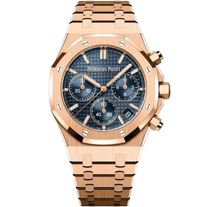 Audemars Piguet Royal Oak Chronograph Blue Rose Gold 41mm - Image 1