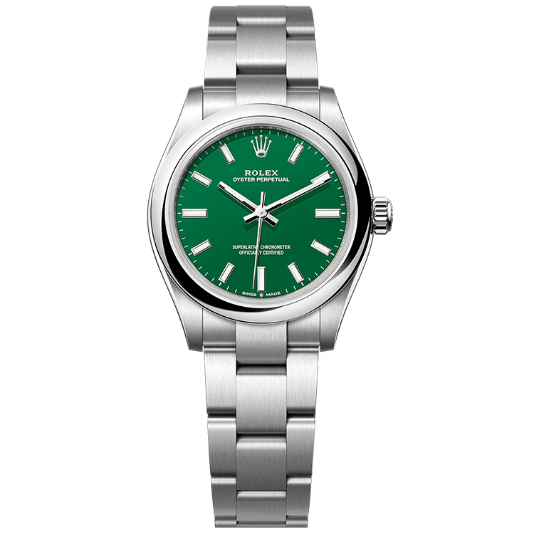 Rolex Oyster Perpetual Green Steel 31mm - Image 1