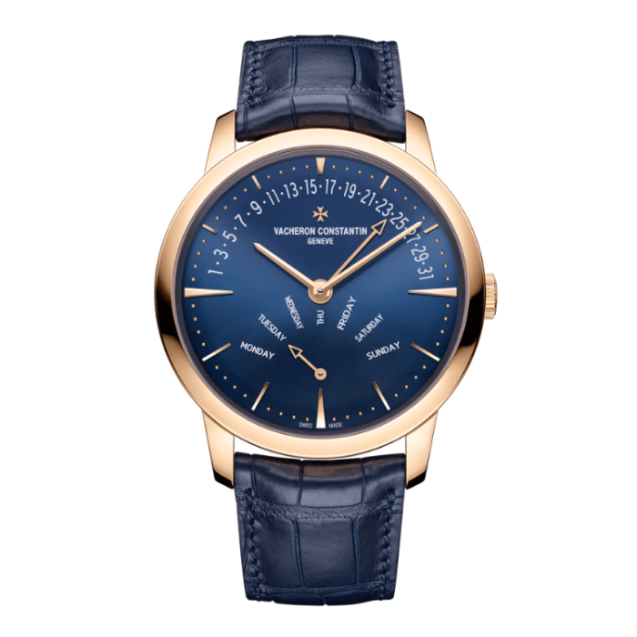 Vacheron Constantin Patrimony Blue Alligator Leather 42.5mm - Image 1