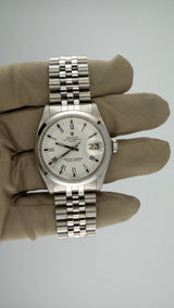 1975 Rolex Oyster Date 34 White Roman Dial 1500 (Watch, RSC & Box) - Thumb 2