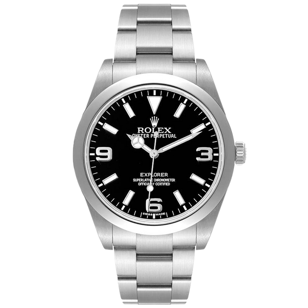 Rolex Explorer Black Steel 39mm