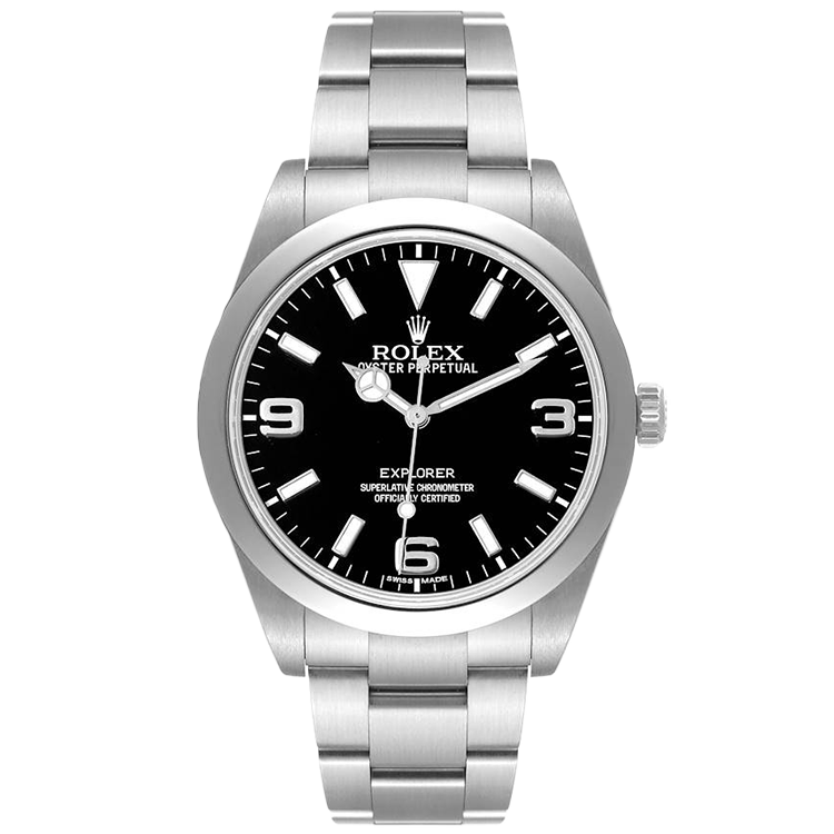 Rolex Explorer Black Steel 39mm - Image 1