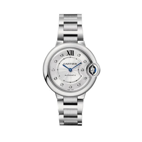 Cartier Ballon Bleu Small Silver Steel 33mm