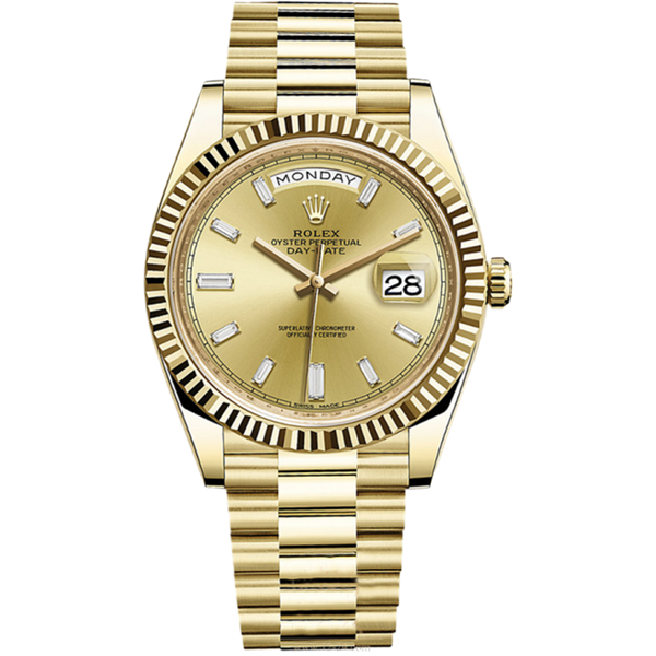 Rolex Day-Date Champagne Yellow Gold 40mm