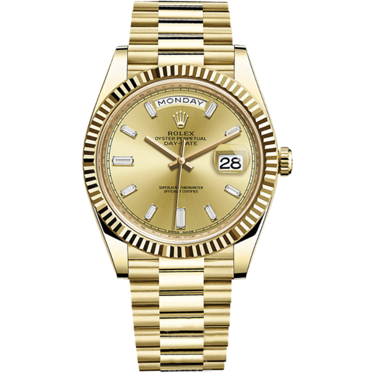 Rolex Day-Date Champagne Yellow Gold 40mm - Image 1