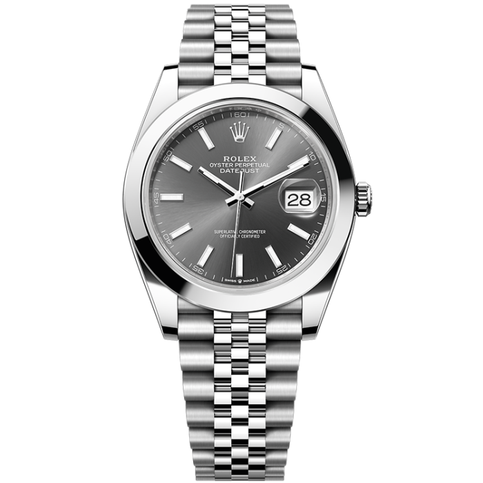 Rolex Datejust Grey Steel 41mm - Image 1