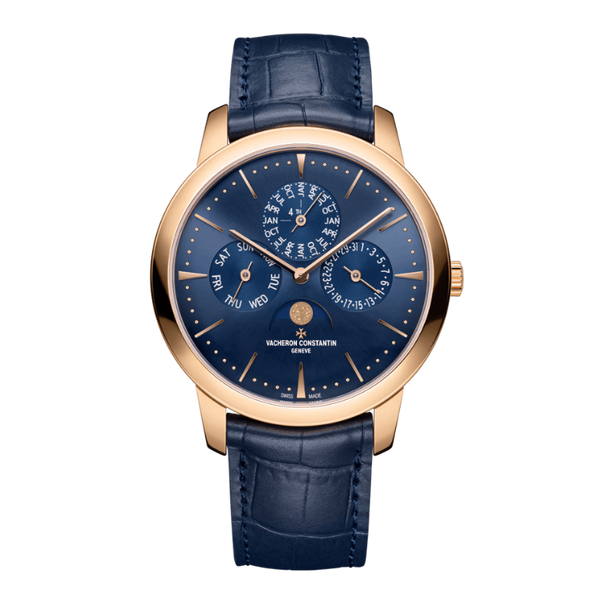 Vacheron Constantin Patrimony Blue Alligator Leather 41mm