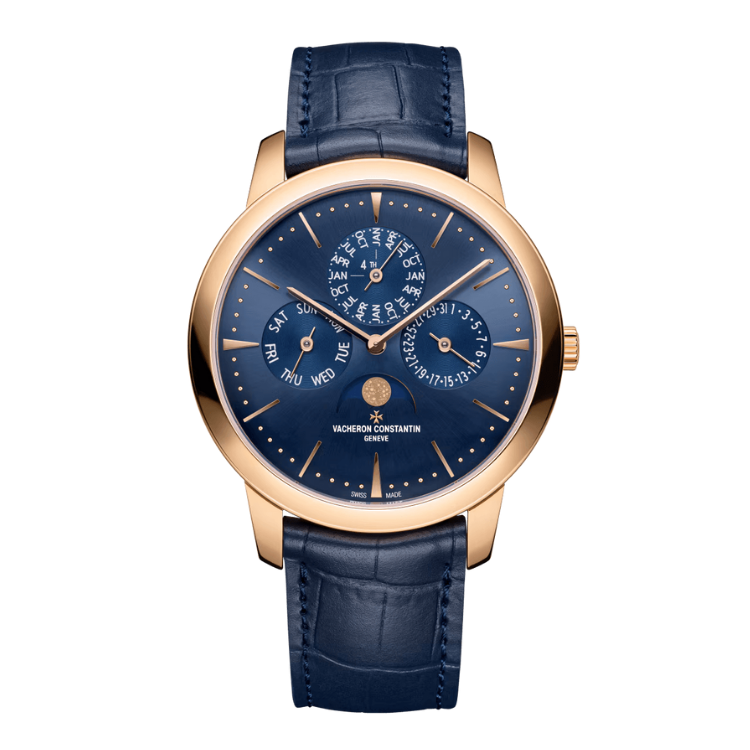 Vacheron Constantin Patrimony Blue Alligator Leather 41mm - Image 1
