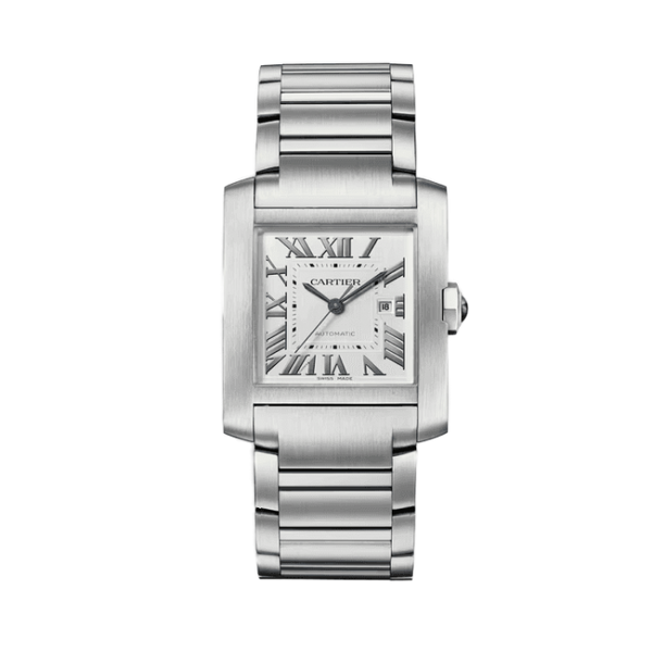 Cartier Tank Française Silver Steel 30.5mm