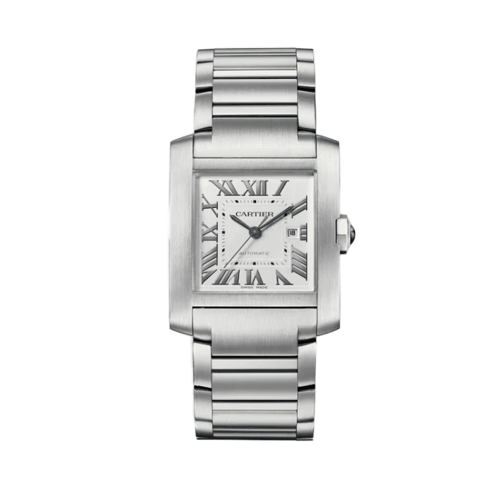 Cartier Tank Française Silver Steel 30.5mm - Image 1