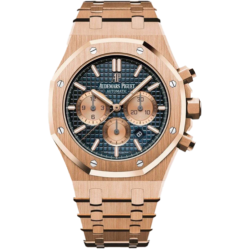 Audemars Piguet Royal Oak Chronograph Blue Rose Gold 41mm
