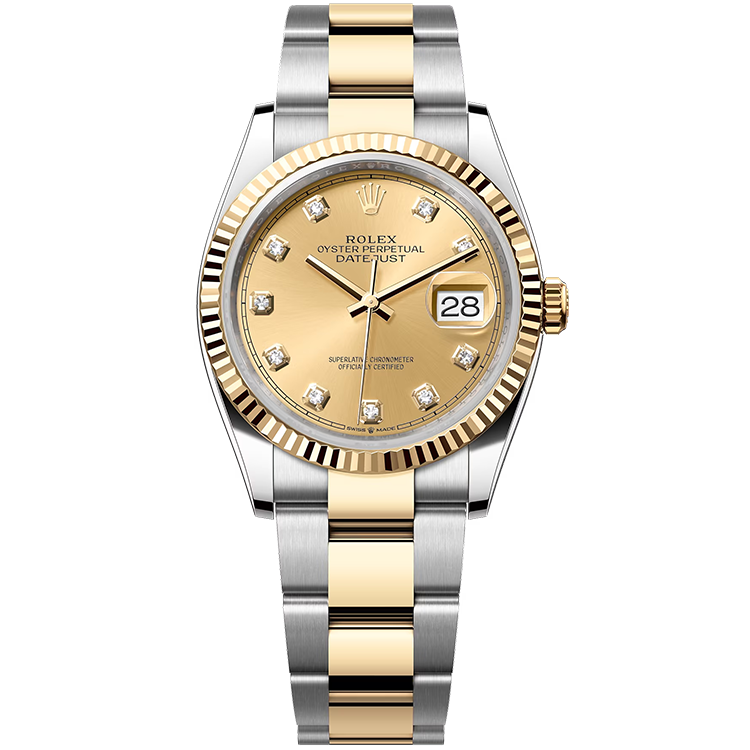 Rolex Datejust Champagne Two-Tone 36mm - Image 1