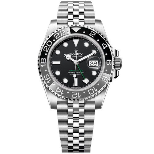 "Bruce Wayne" Rolex GMT-Master II Black Steel 40mm