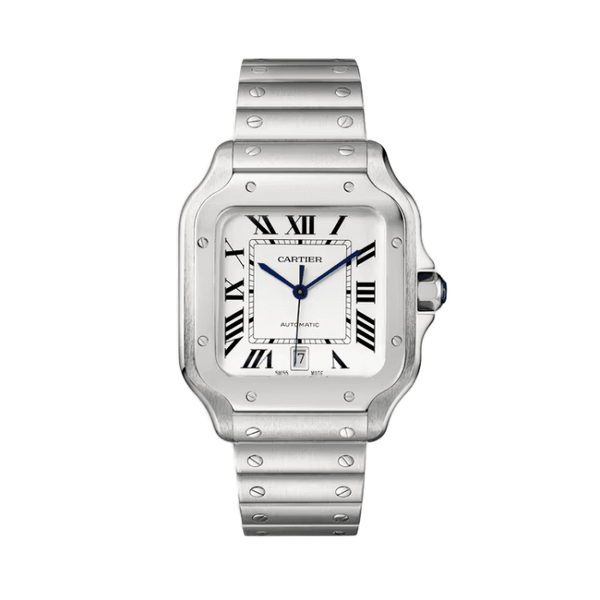 Cartier Santos De Cartier White Steel 39.8mm