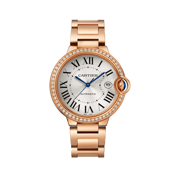 Cartier Ballon Bleu Large Silver Rose Gold 40mm