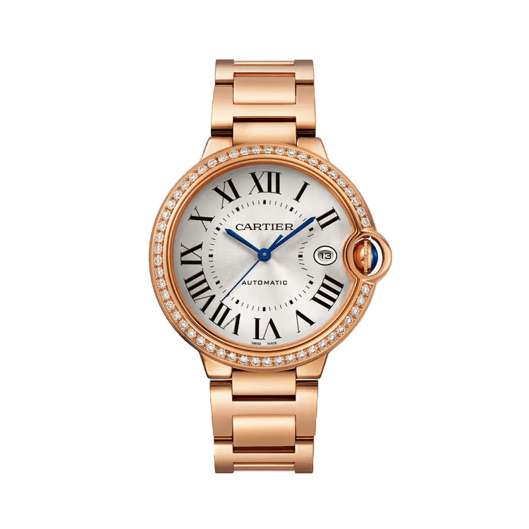 Cartier Ballon Bleu Large Silver Rose Gold 40mm - Image 1