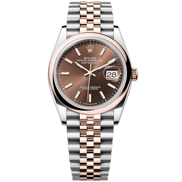 Rolex Datejust Chocolate Two-Tone 36mm