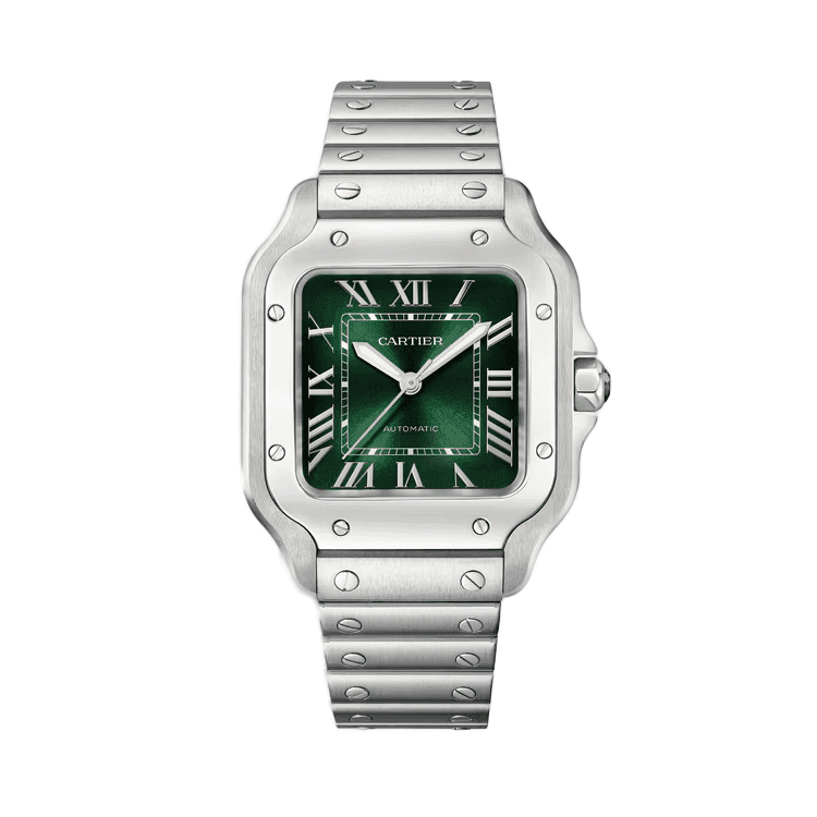 Cartier Santos De Cartier Green Steel 35.1mm - Image 1