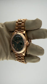 2020 Rolex Day Date 40 Olive Dial 228235 (Watch,Box,Card,2X Tags) - Thumb 3