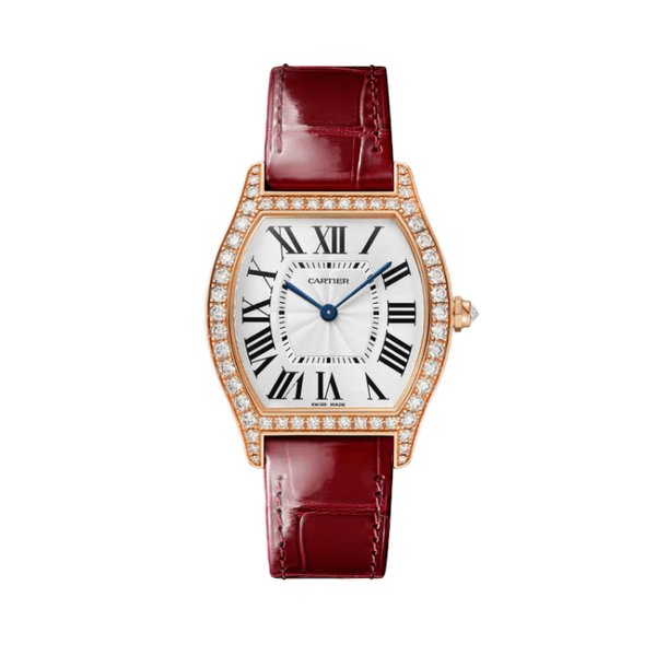 Cartier Tortue White Leather 31mm