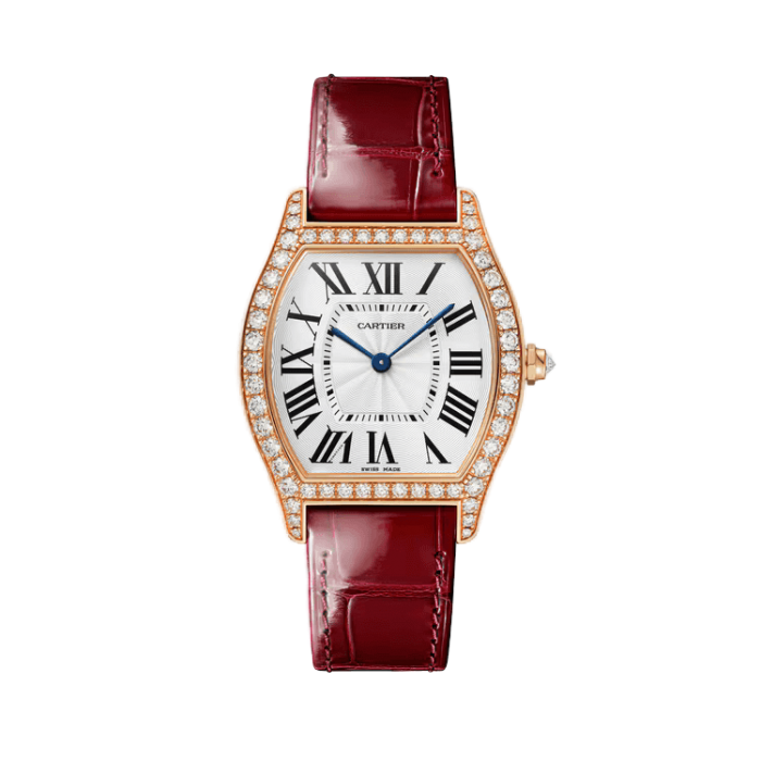 Cartier Tortue White Leather 31mm - Image 1
