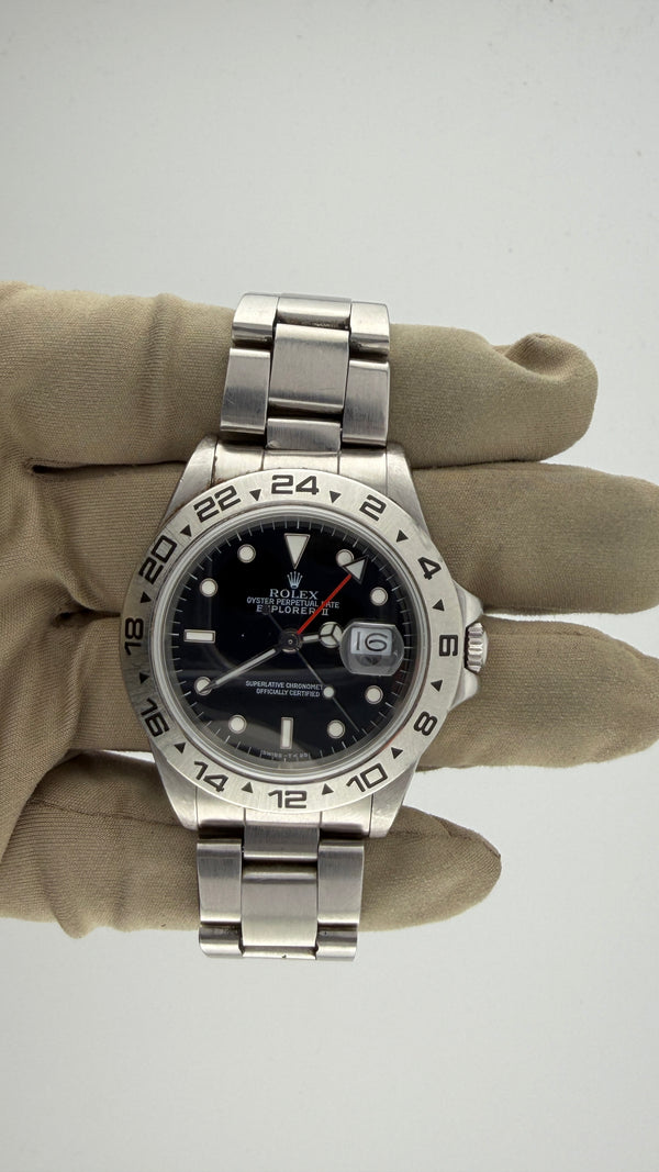 1988 Rolex Explorer II 16570 (Watch & Box)