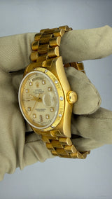 1987 Rolex Day-Date Bark Finish 18078 (Watch & Box) - Thumb 3