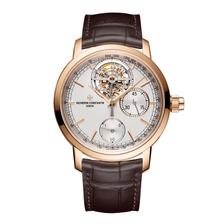 Vacheron Constantin Traditionnelle Tourbillon Silver Alligator Leather 42.5mm - Image 1