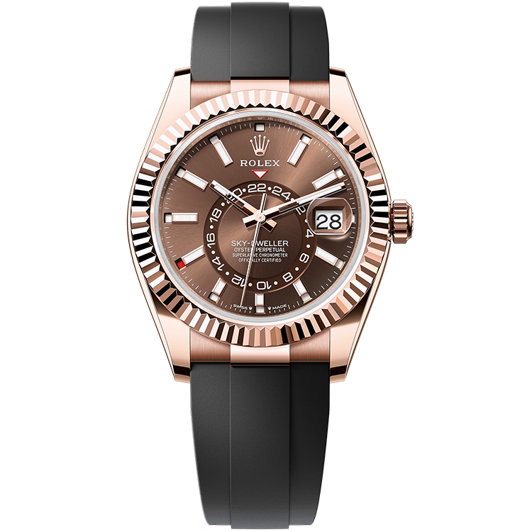 Rolex Sky-Dweller Chocolate Rubber 42mm - Image 1