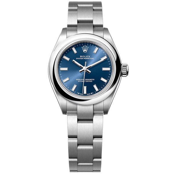 Rolex Oyster Perpetual Blue Steel 28mm