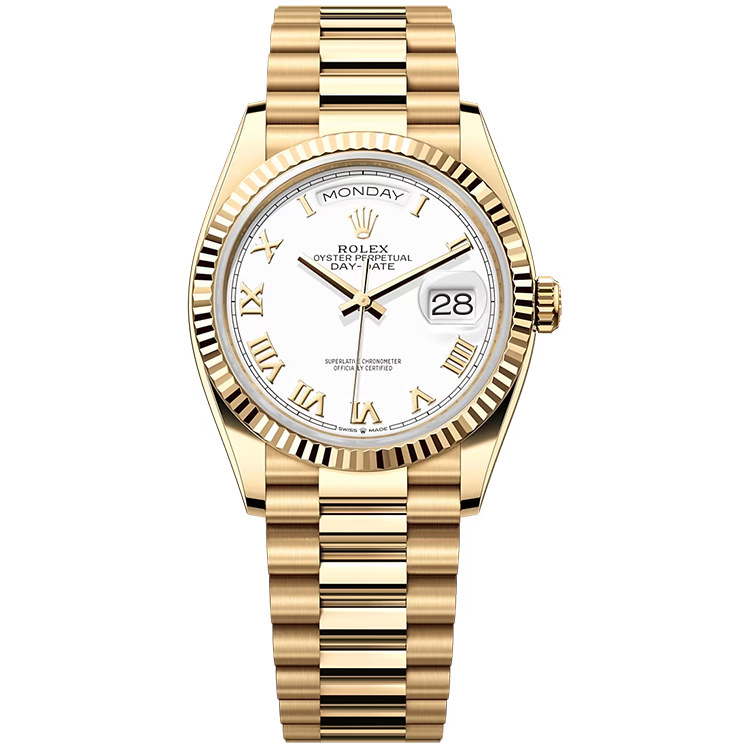 Rolex Day-Date White Yellow Gold 36mm - Image 1