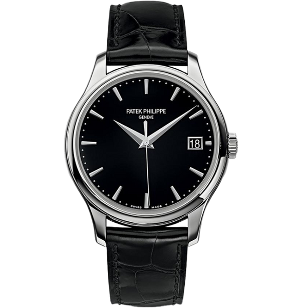 Patek Philippe Calatrava Black Leather 39mm