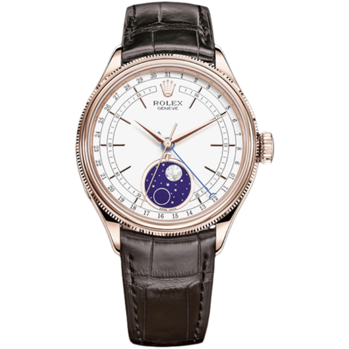 Rolex Cellini White Leather 39mm - Image 1