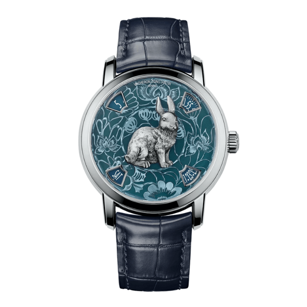 Vacheron Constantin Métiers D’Art Blue Alligator Leather 40mm