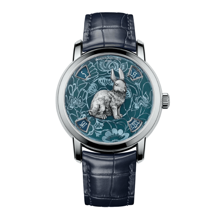 Vacheron Constantin Métiers D’Art Blue Alligator Leather 40mm - Image 1