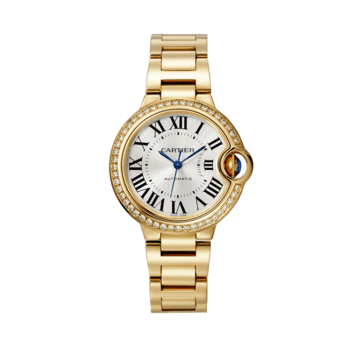 Cartier Ballon Bleu Small White Yellow Gold 33mm - Image 1