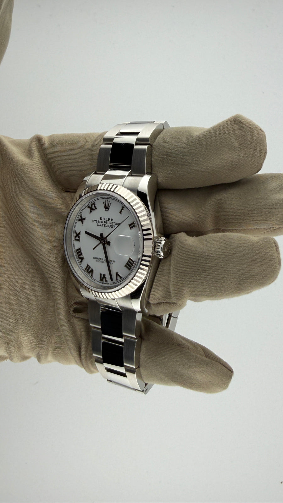 New 2026 Rolex Date-Just 36 White Roman 126234 (Complete Set Green Inner And Outer Box, 2X Tags, Booklets + Card) - Image 3