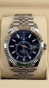 New 2023 Rolex Sky-Dweller Blue Dial 326934 (Watch,Box,Card,WT,Booklets) - Thumb 1