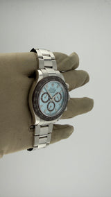 2022 Rolex Daytona Platinum Ice Blue Dial 116506 ( Watch,Box,Cards,Booklets,2X Tags) - Thumb 4