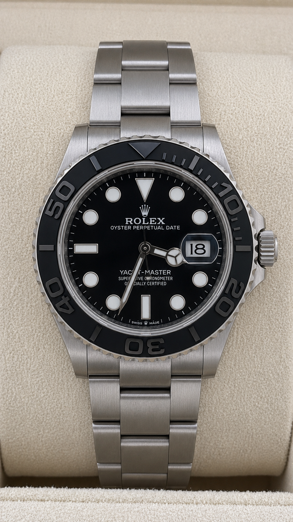 2023 Rolex Yacht-Master Black Dial 226627 (Watch,Box,Card, & Papers,)