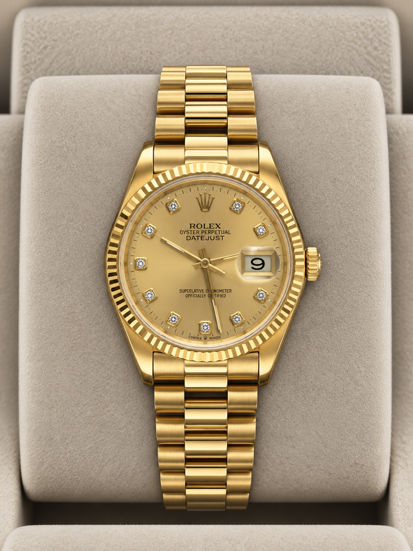 1985 Rolex Datejust 36 16018 (Watch Only — Non-Original Bracelet & Dial)
