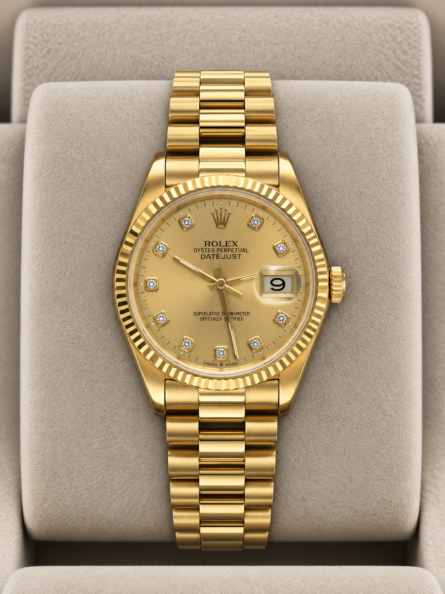 1985 Rolex Datejust 36 16018 (Watch Only — Non-Original Bracelet & Dial) - Image 1