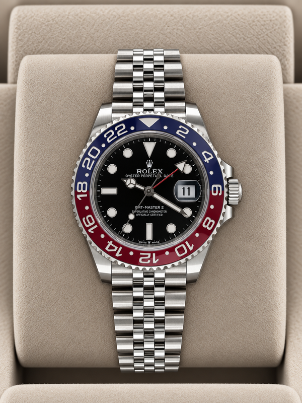 2021 Rolex GMT-Master II "Pepsi" 126710BLRO (Watch + Card)