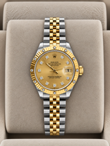 2006 Rolex Datejust 26 Champagne Diamond Dial & Bezel 179313 (Watch + Paper + WT) - Thumb 1