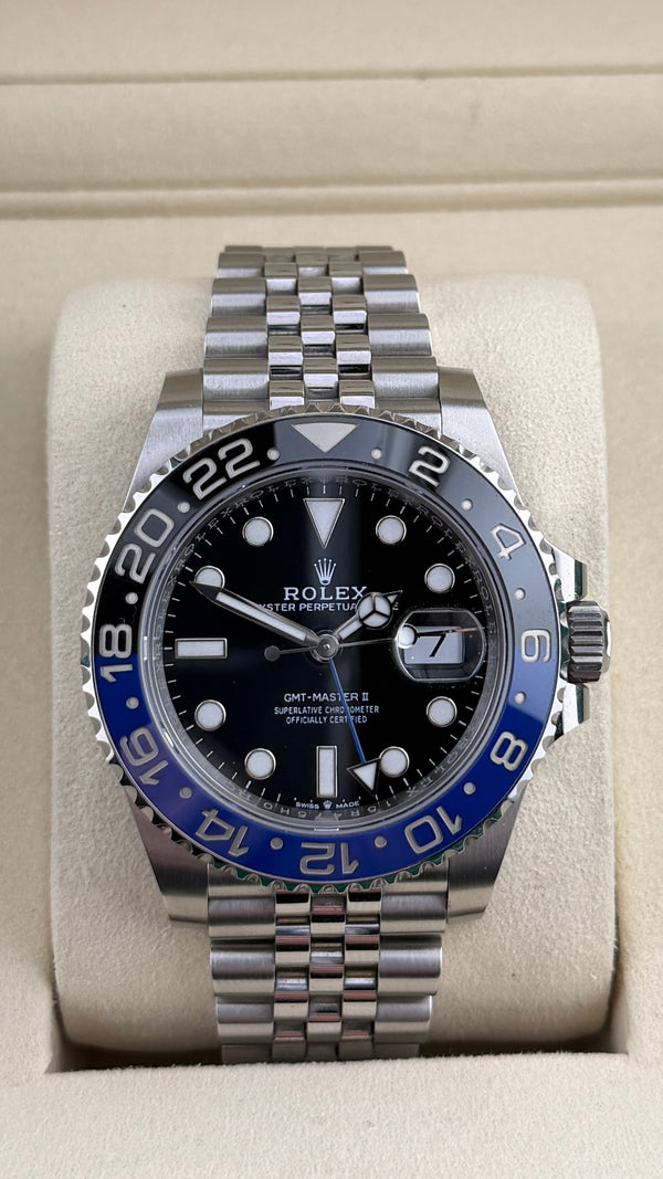 2025 Rolex GMT MASTER II “BATGIRL” 126710BLNR (Watch,Box,Card & Booklets)