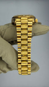 1987 Rolex Day-Date Bark Finish 18078 (Watch & Box) - Thumb 8