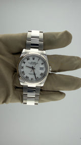 New 2026 Rolex Date-Just 36 White Roman 126234 (Complete Set Green Inner And Outer Box, 2X Tags, Booklets + Card) - Thumb 2