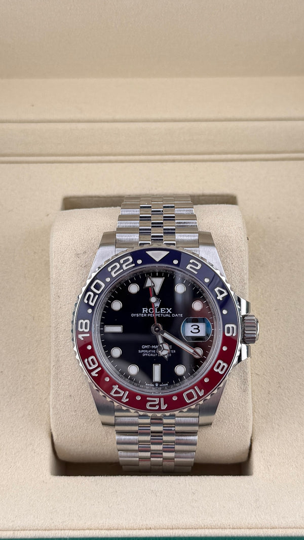 2020 Rolex GMT Master II “PEPSI” 126710BLRO (Watch, Card & Box)